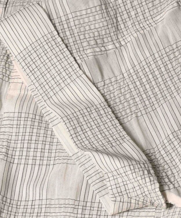 Paul Smith ワッシャーチェック シアー シャツ オフホワイト