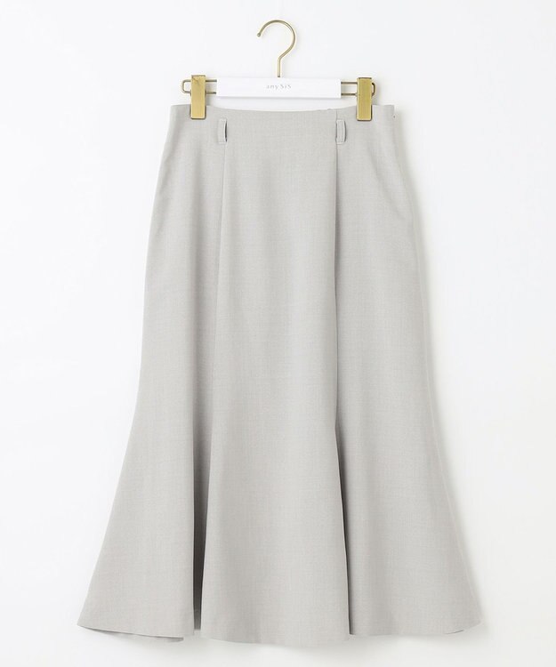 ANY SIS 【セットアップ可】ドライタッチクールマーメイド スカート ライトグレー