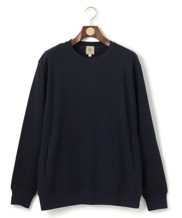 J.PRESS MEN 【J.PRESS PREMIUM JERSEY】クルーネック トレーナー ネイビー系