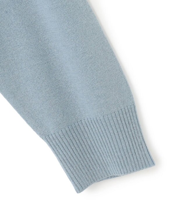 J.PRESS YORK STREET 【WOMEN】ベーシックハイゲージニット サックスブルー系