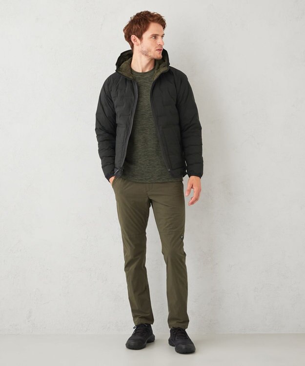 JOSEPH ABBOUD MOUNTAIN 【UNISEX】リバーシブルストレッチ ダウンパーカー カーキ系