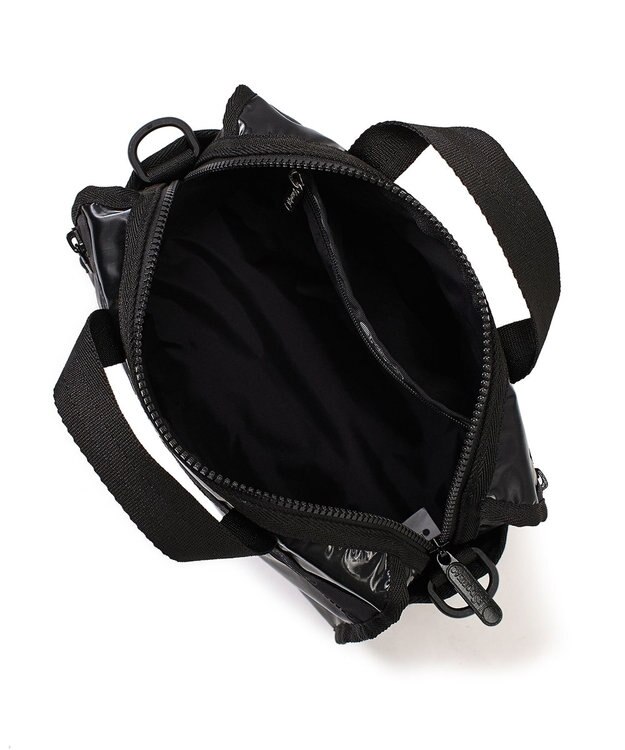 LeSportsac MINI DUFFEL CROSSBODY/ブラックシャイン ブラックシャイン