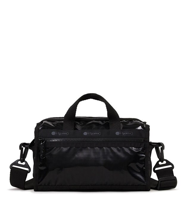 LeSportsac MINI DUFFEL CROSSBODY/ブラックシャイン ブラックシャイン