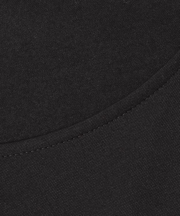 23区 【洗える】シアータフタ コンビ カットソー ブラック系