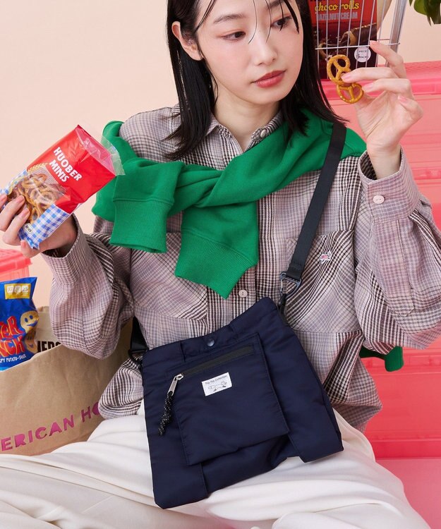 AMERICAN HOLIC 【PENNEY'S】ナイロンサコッシュ Dark Navy
