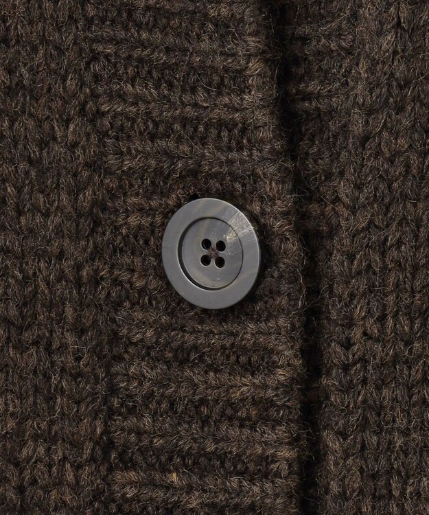 23区 L チャンキー ニットアウター ダークブラウン系