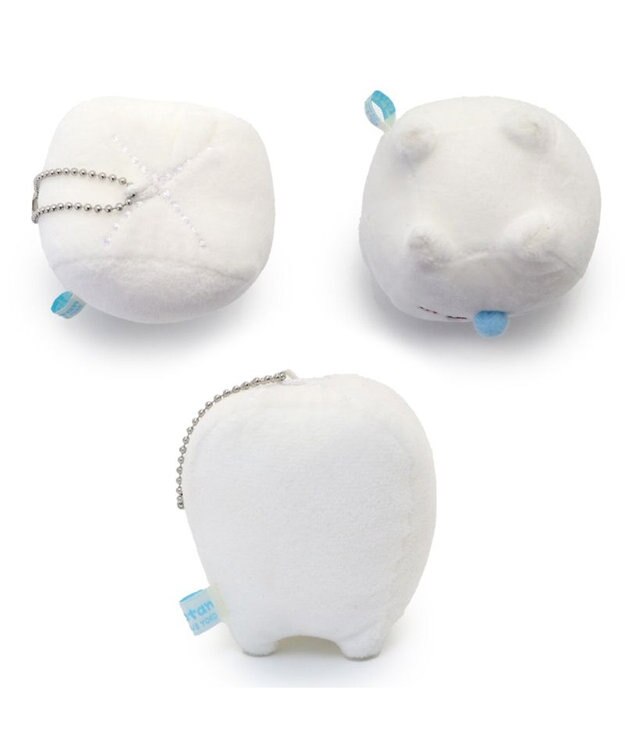 Mother garden しろたん 白いもの マスコットキーホルダー 《乳歯》 単品 乳歯キーホルダー