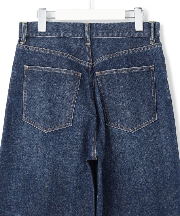 23区 【一部店舗限定】23区DENIM ストレッチ ワイドパンツ ミッドブルー