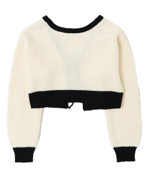 WEGO 2WAYリボンカーデ オフホワイト