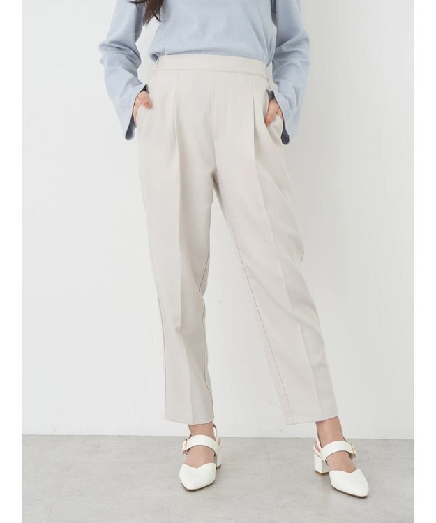 earth music&ecology テーパードパンツ Light Beige