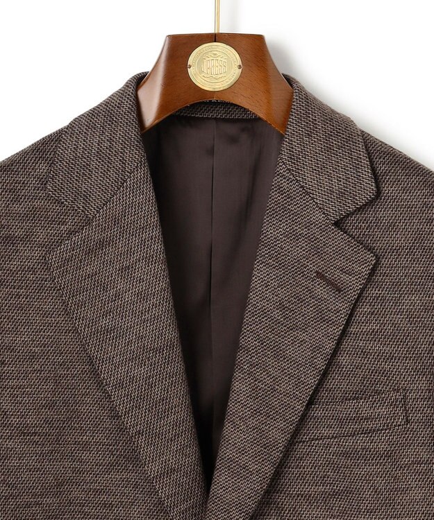 J.PRESS MEN 快適さとエレガンスを纏う【セットアップ対応 / ストレッチ】SOFAニット ハイグレードジャージー ジャケット ブラウン系8