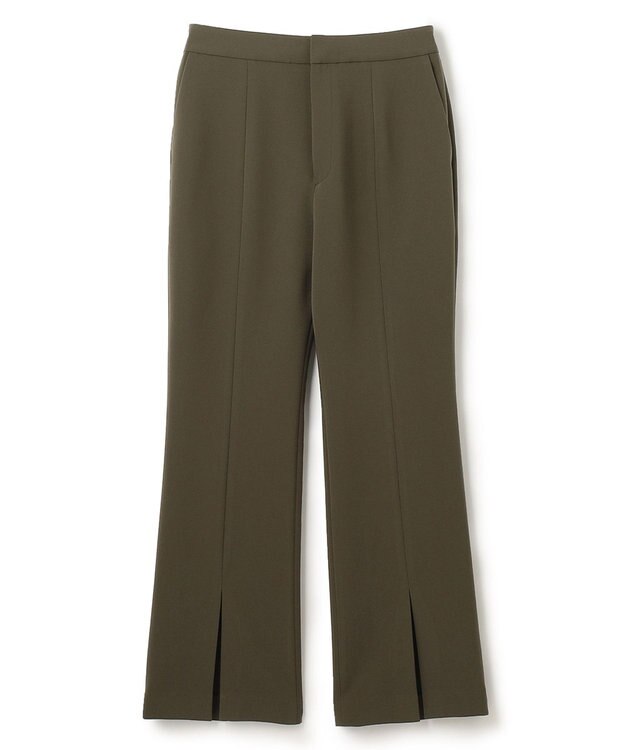 BEIGE， PAULOWNIA / フレアパンツ Khaki