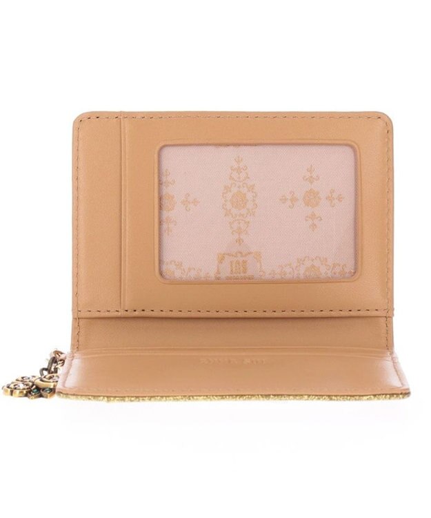 ANNA SUI パピヨン 2面パスケース ピンク