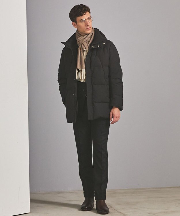 GOTAIRIKU 2年連続売上NO1【仕事で着られる】MINOTECH/ミノテック ドレス ダウンコート ブラック系