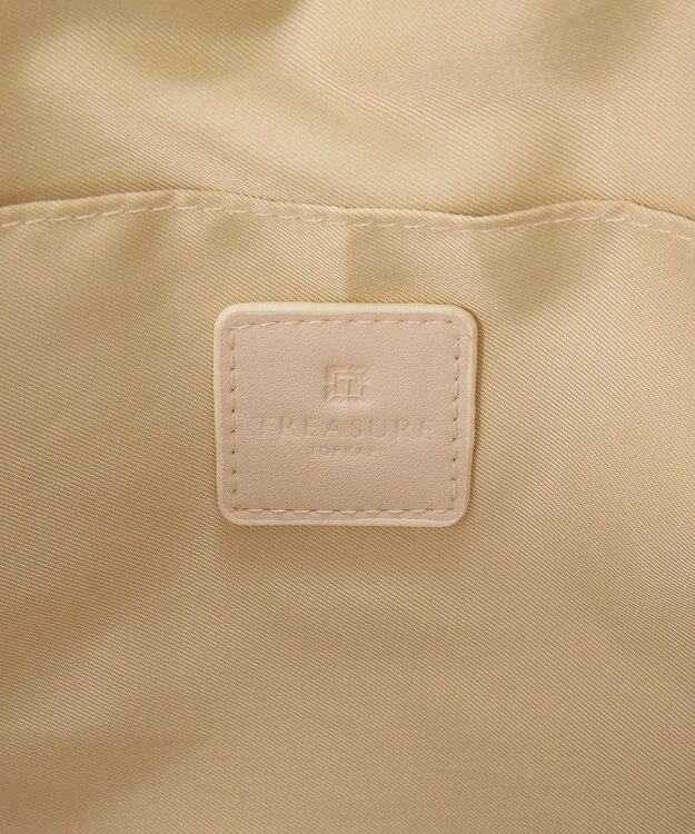 TOPKAPI 【TREASURE TOPKAPI】フラワーモチーフ ペーパー トートバッグ ベージュ
