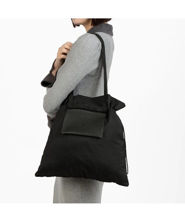 LANVIN en Bleu ポプリス ポケッタブルバッグ ブラック