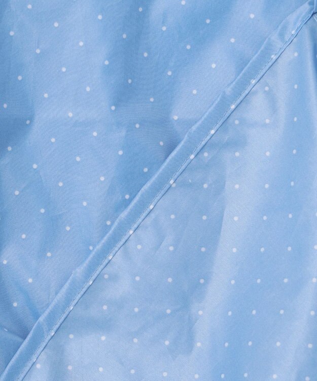 MOONBAT FLAT PURE サイクル レインポンチョ ドット 自転車 収納袋付き サックスブルー