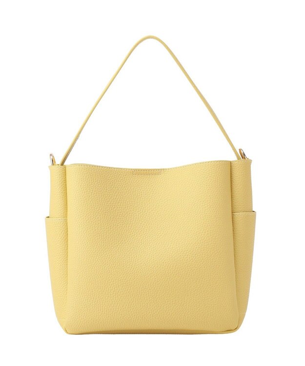 AMERICAN HOLIC 【2点セット】2WAYワンハンドルミニトート+ポーチ Light Yellow
