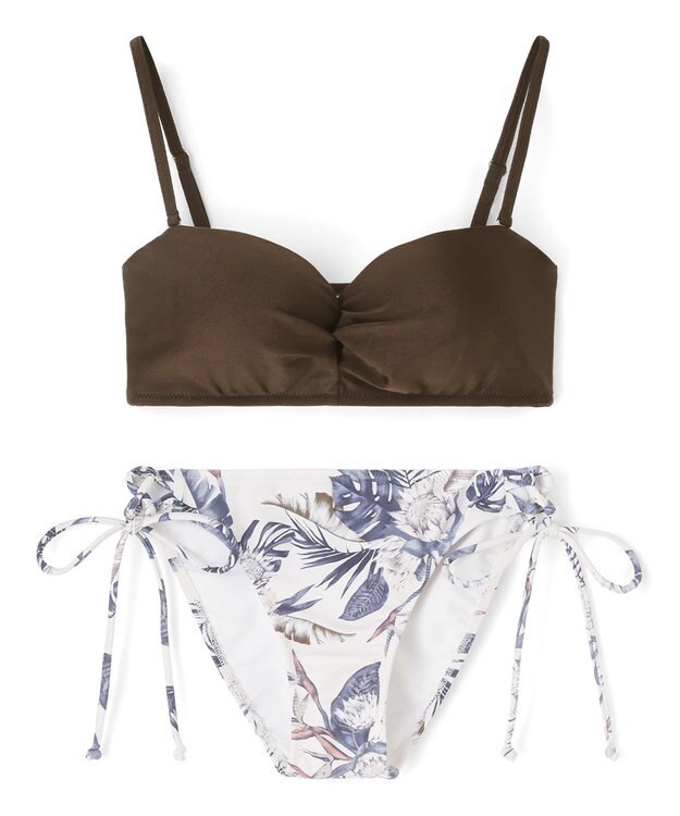 San-ai Resort（三愛水着楽園） 【FUWAMARU】レイヤードノンワイヤービキニ　9M　【San-ai Resort（サンアイリゾート）】 ベージュ