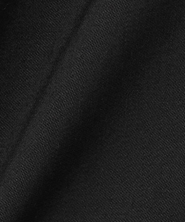 ICB L 【洗える】T/Wベネシャンストレッチ カーブスカート ブラック系