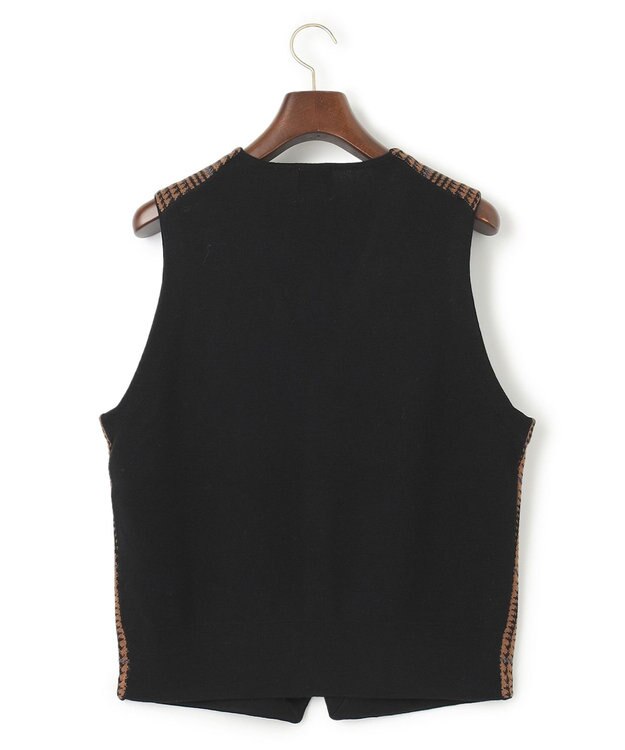 J.PRESS MEN ダブルジャガードニットベスト ブラウン系7