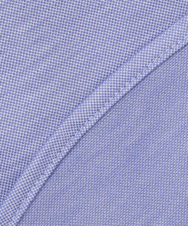 JOSEPH ABBOUD 【キングサイズ・ジャージー素材】シャンブレー シャツ サックスブルー系