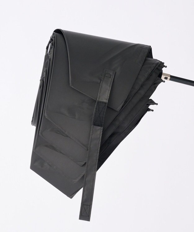 MOONBAT 【3秒で折りたためる日傘/自動開閉】 遮光100% 晴雨兼用 折りたたみ傘 ウラワザ ブラック