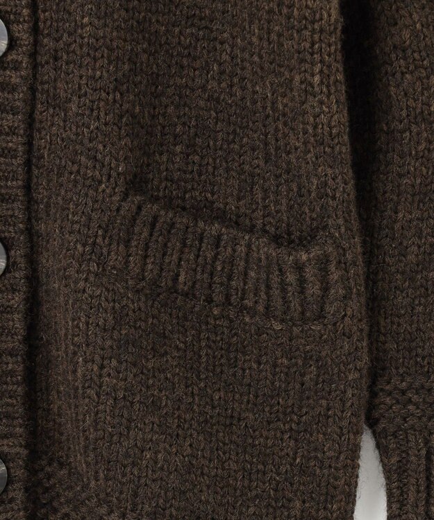 23区 L チャンキー ニットアウター ダークブラウン系