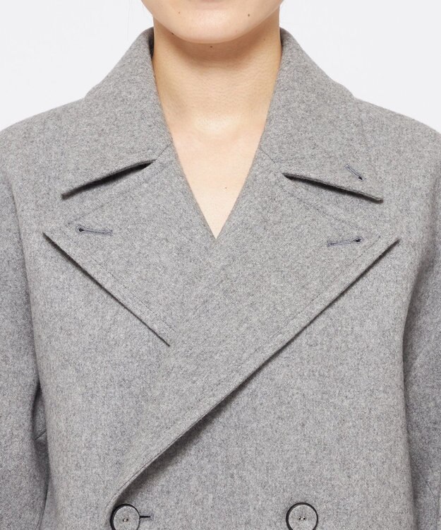 uncrave ロング チェスターコート（uncrave WHITE） ライトグレー