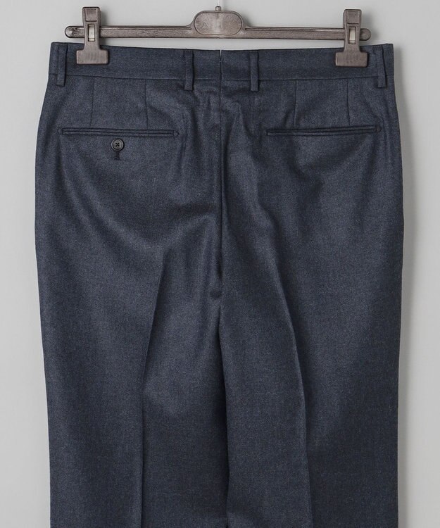 GOTAIRIKU 【保温性/ストレッチ/シワになりにくい】サキソニーストレッチパンツ_ノータック(25年モデル） ネイビー系