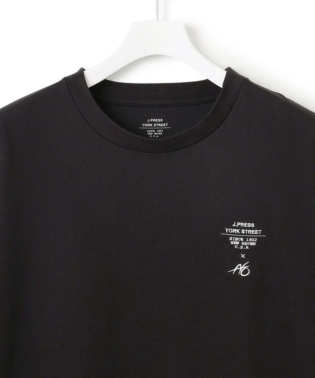 J.PRESS YORK STREET 【UNISEX】【NAO YOSHIHARAコラボ】MAIKO グラフィック Tシャツ ブラック系