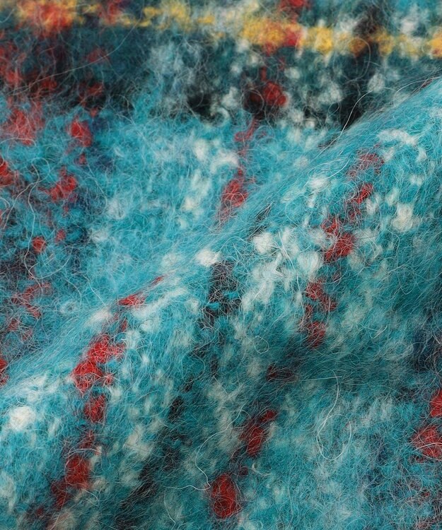 J.PRESS YORK STREET 【WOMEN】QUIOC チェックマフラー ブルー系3