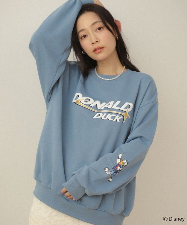 Green Parks ミッキー＆フレンズ／スウェット Light Blue