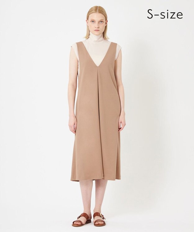 BEIGE， 【S-size】COLUMBINE / ジャンパースカート Camel
