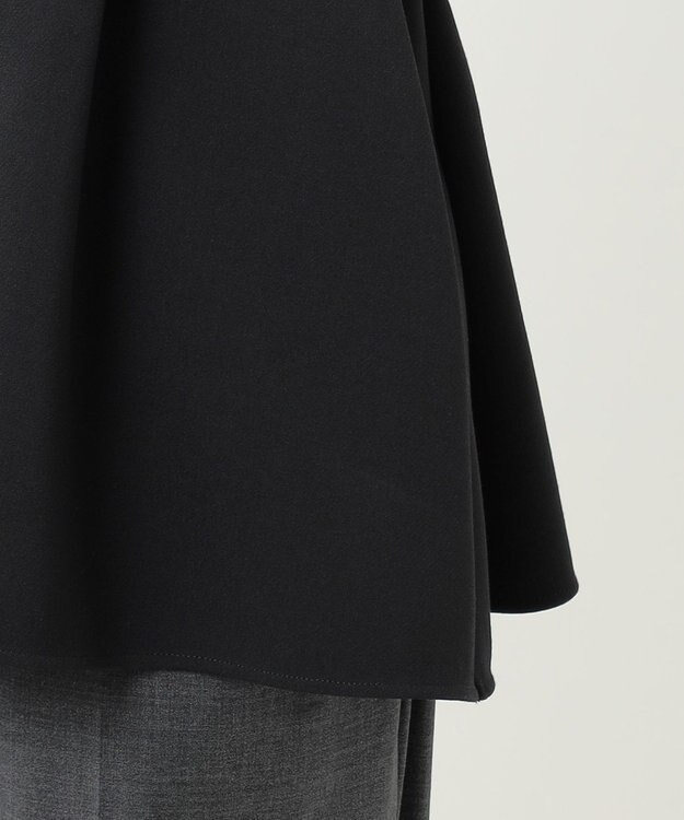 23区 【R(アール)】ダブルクロス ベルテッドブラウス ブラック系