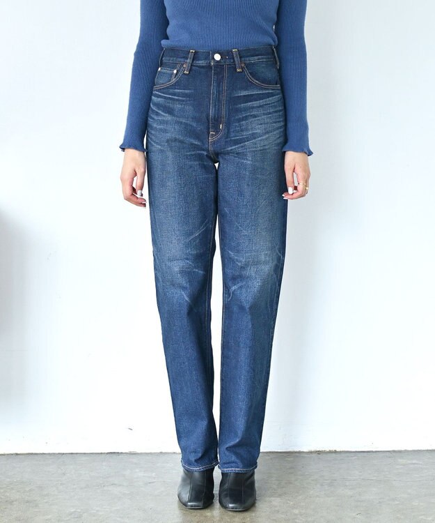 caqu modern classic テーパードデニムパンツ USEDWASH 1year