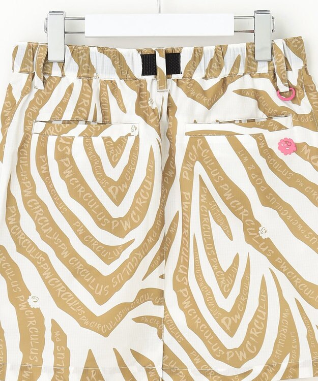 PW CIRCULUS 【高通気 / 軽撥水 / 軽量のDotAir 使用】【WOMEN】ゼブラ柄スカート ゴルフウェア レディース ベージュ系5