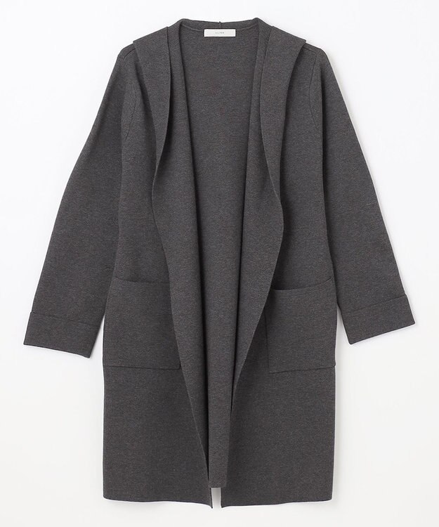 ANY 【洗濯機可】フーディーコーディガン チャコール