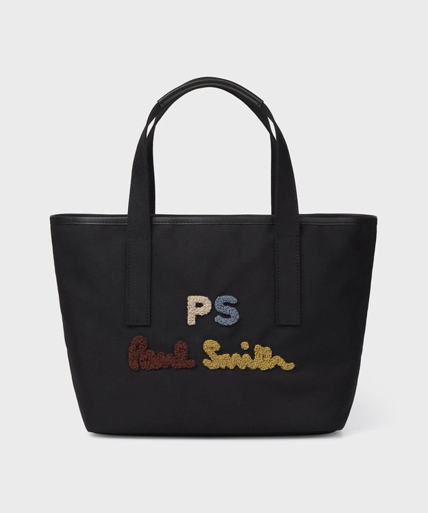 Paul Smith PSロゴエンブロイダリー ミニトートバッグ ブラック