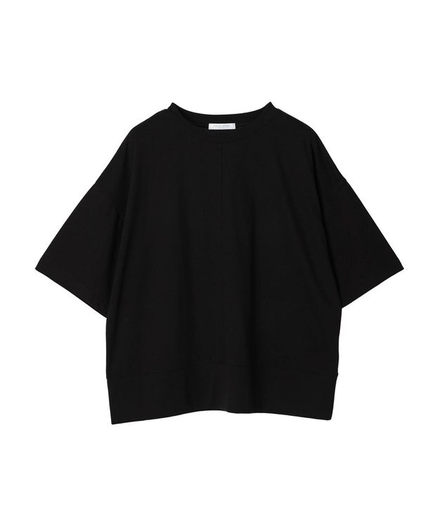 Green Parks 接触冷感裾リブＴシャツ Black