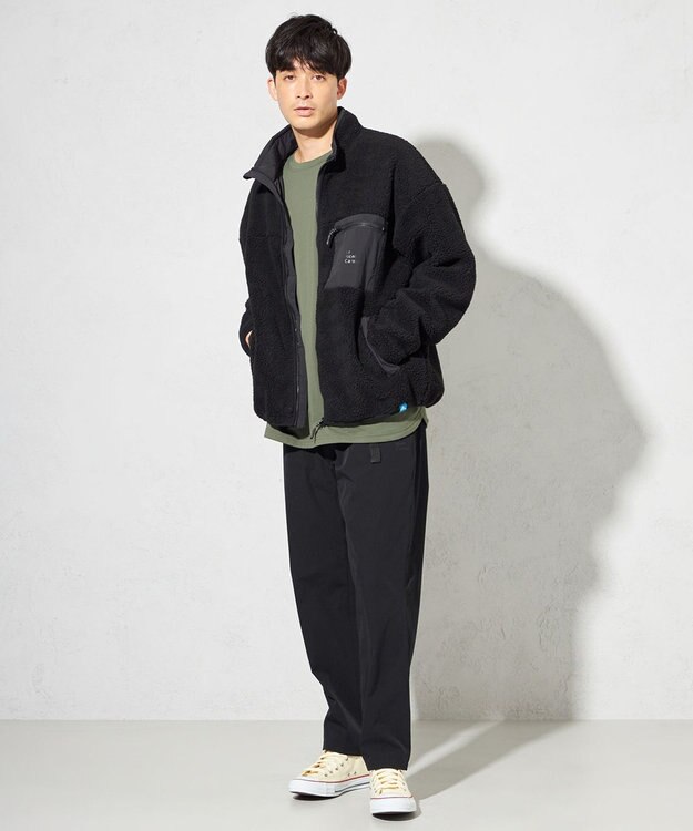 SHARE PARK MENS 【UNISEX】ボアフリースジャケット（L・XLサイズ） ブラック