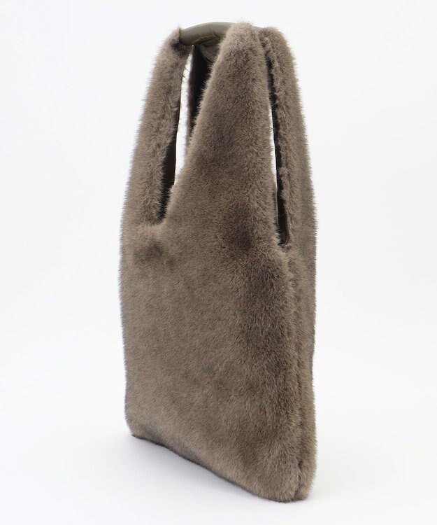 自由区 【SHIHOさん着用】イージーファー バッグ モカ