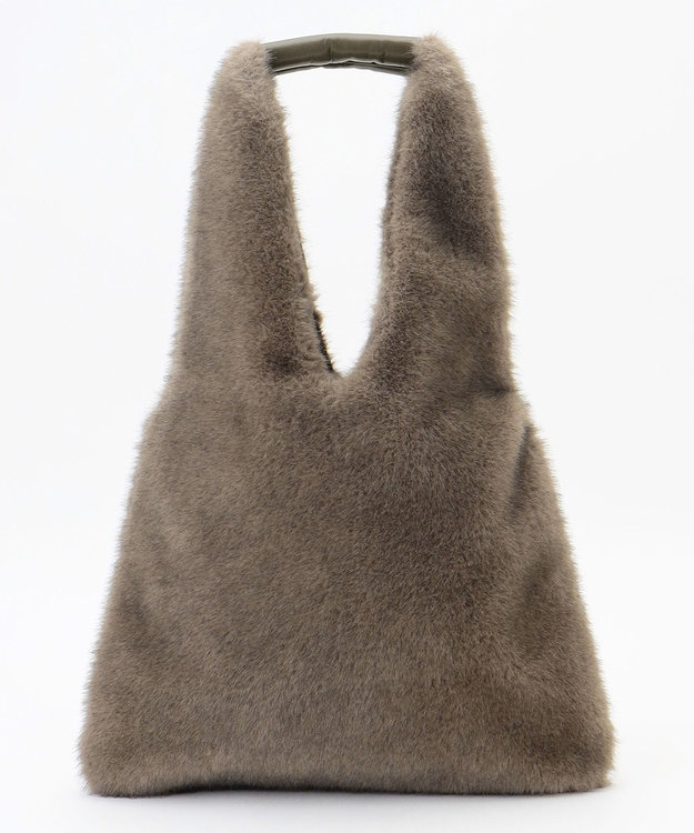 自由区 【SHIHOさん着用】イージーファー バッグ モカ