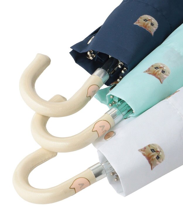 MOONBAT ポール＆ジョー アクセソワ 折りたたみ傘 ヌネット ターコイズ