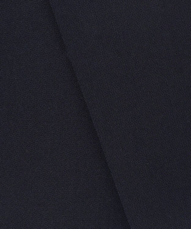 uncrave 【撥水・洗濯機洗い可】プルーフダブルクロス バックオープンブラウス（uncrave WHITE） ネイビーA