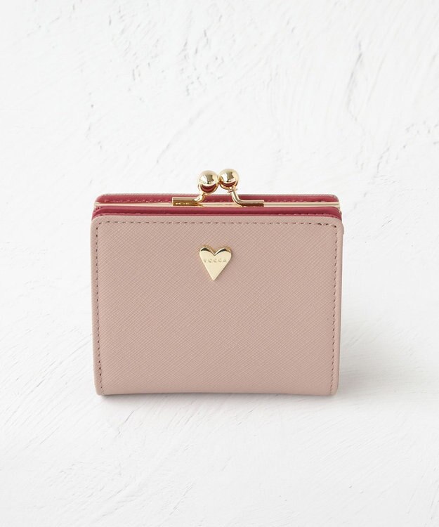 TOCCA PIECE OF LOVE BIFOLD WALLET 2つ折り財布 ピンク系