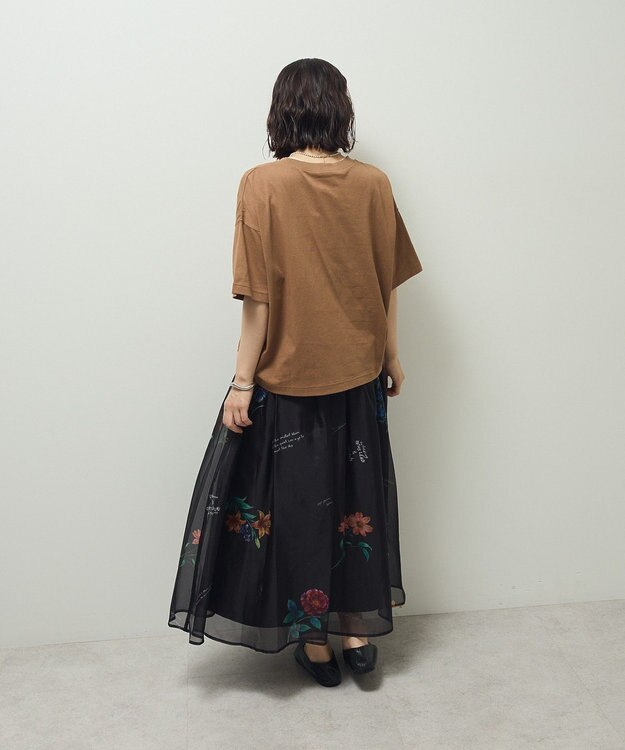 Green Parks アソートロゴ切替Ｔシャツ Brown