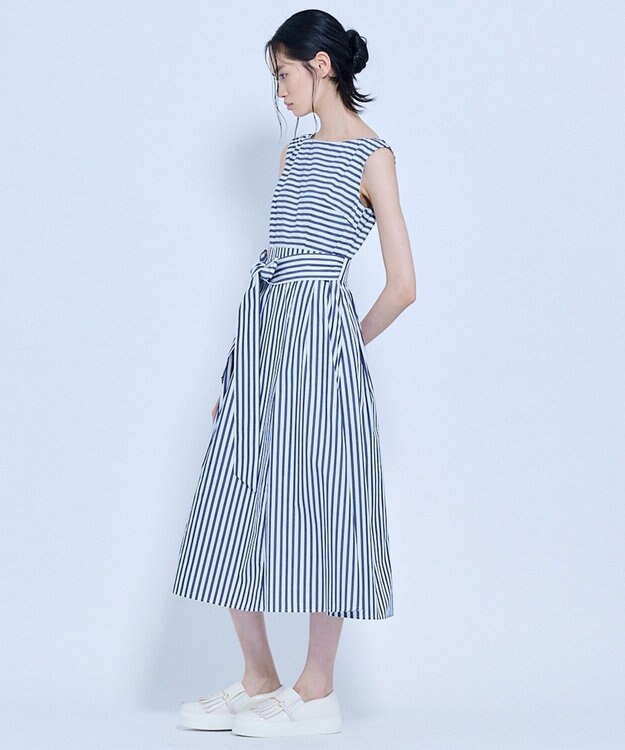 TOCCA 【星風まどかさん着用】STRIPE PARASOL ドレス ネイビー系5