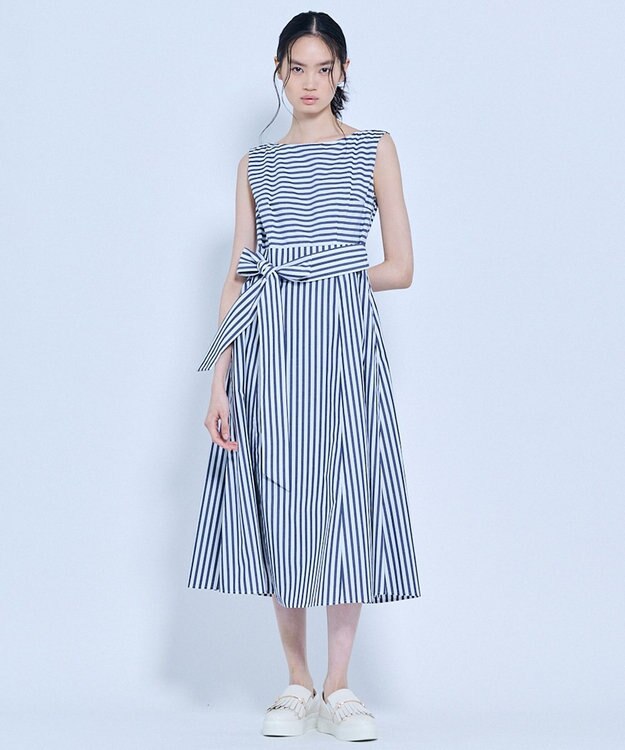 TOCCA 【星風まどかさん着用】STRIPE PARASOL ドレス ネイビー系5