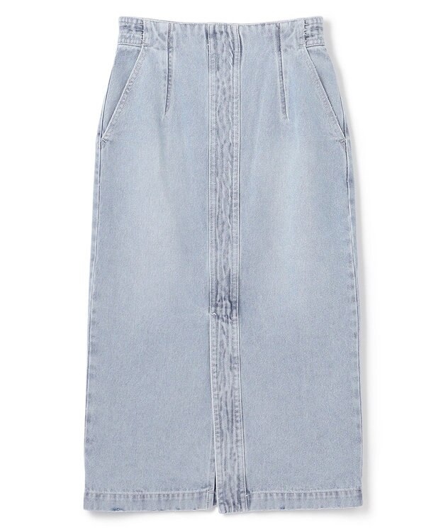 BEIGE， 【洗える】VICTOR / デニムスカート L.Indigo